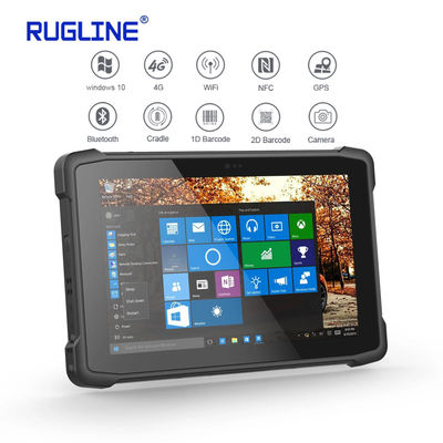 scanner rocailleux de code barres de tablette de 1.33GHz BT4.1 Windows 10 antichoc