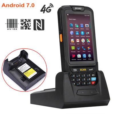 4,0 scanner tenu dans la main industriel Android du terminal 4G PDA de pouce 480x800