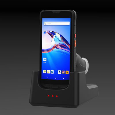 5,5 pouces 4G Android PDA tenu dans la main, scanner de code barres de 720x1440 PDA
