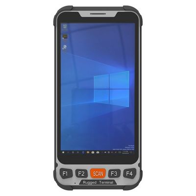 5,5 Tablette rocailleuse Windows de pouce 1.44Ghz 10 pro IP67 avec le 2D scanner de code barres