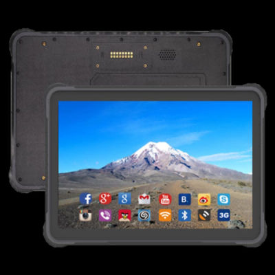 IP65 10,1 Tablette rocailleuse Windows de pouce Z8350 10 pro 4G LTE avec le lecteur de fréquence ultra-haute