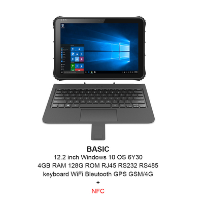 12,2 unité centrale de traitement rocailleuse 6Y30 d'Intel de Tablette de pouce 1920x1200 Windows 10
