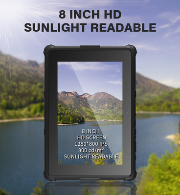 IP67 8 écran lisible rocailleux du PC HD Sunglight de Tablette de pouce 800×1280