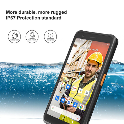 5,7&quot; DE HAUTE QUALITÉ DISPOSITIF TENU DANS LA MAIN de NFC PDA de SCANNER de CODE BARRES de 4G + de 64G ANDROID